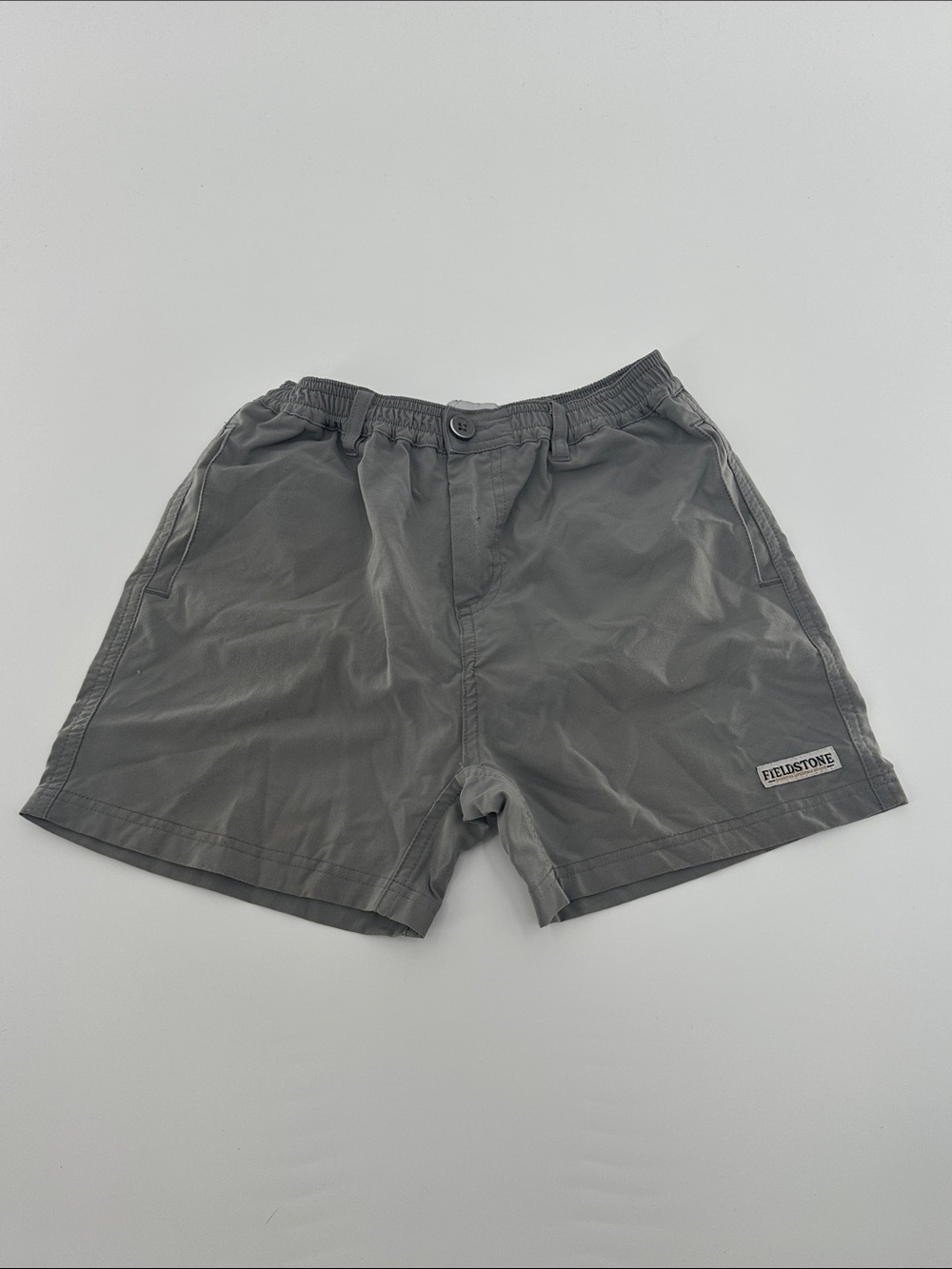 Fieldstone Boys' Grey Elastic-Waist Shorts